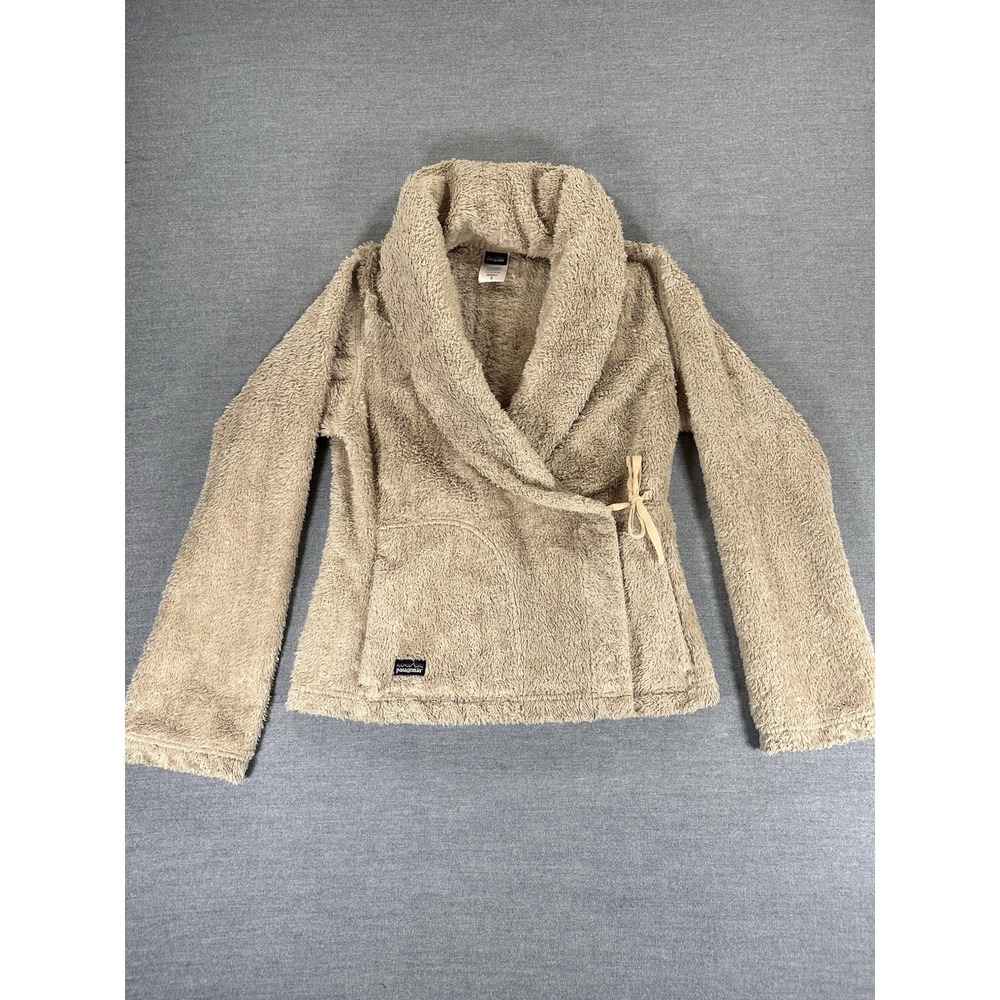Patagonia Womens S Plush Wrap Up Fleece Jacket 26405 F7 2007 Teddy Cardigan